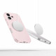 Rožinis dėklas Apple iPhone 16E telefonui "Tech-Protect Liquid Silicone Magsafe"
