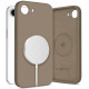 Rudas dėklas Apple iPhone 16E telefonui "Tech-Protect Liquid Silicone Magsafe"