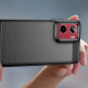 Juodas dėklas Motorola Moto G05 / E15 telefonui "Tech-Protect TPUCarbon"
