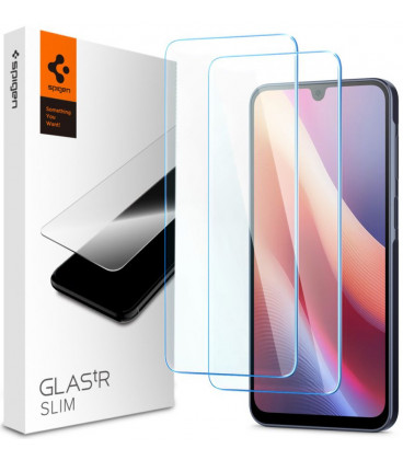 Apsauginis grūdintas stiklas Samsung Galaxy A16 / A17 / A18 / A26 5G / M16 / M36 / 4G / 5G "Spigen Glas.TR Slim 2-Pack"