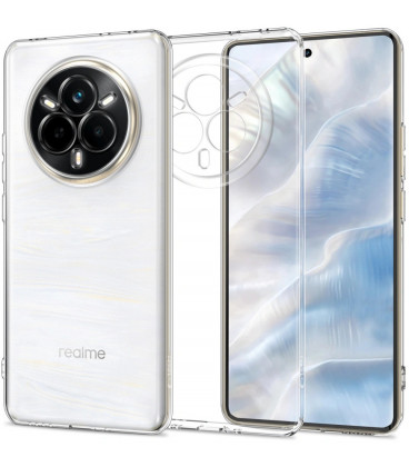 Skaidrus dėklas Realme 14 Pro 5G telefonui "Tech-Protect Flexair"