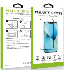 LCD apsauginis stikliukas 2.5D Perfectionists Apple iPhone 13/13 Pro/14/16e/17e juodas