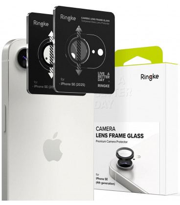 Kameros apsauga Apple iPhone 16E / 17E telefonui "Ringke Camera Frame Protector 2-Pack"