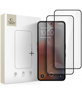 Apsauginis grūdintas stiklas Nothing Phone 3A / 3A Pro / CMF Phone 2 Pro telefonui "Tech-Protect Glass Fit+ 2-Pack"