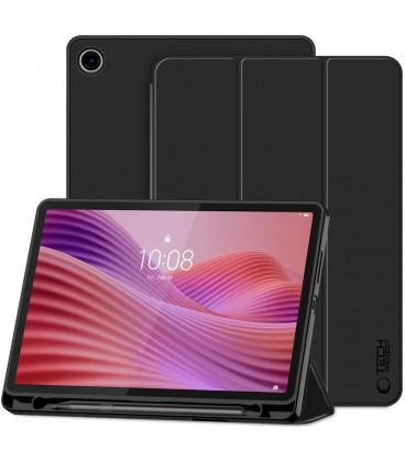 Juodas atverčiamas dėklas Lenovo Tab 10.1 TB-311 planšetei "Tech-Protect SC"