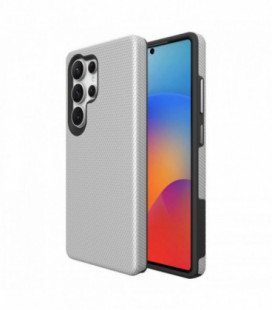 Dėklas Perfectionists Triangle Case Samsung S908 S22 Ultra 5G sidabrinis