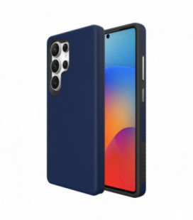 Dėklas Perfectionists Triangle Case Samsung S908 S22 Ultra 5G tamsiai mėlynas