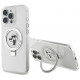 Skaidrus dėklas Apple iPhone 16 Pro Max telefonui "Karl Lagerfeld Ringstand Karl and Choupette MagSafe Case"
