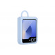 Originalus mėlynas dėklas "Silicone Cover with Ring" Samsung Galaxy Z Flip 6 / 7 FE telefonui "EF-PF741TLE"