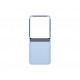 Originalus mėlynas dėklas "Silicone Cover with Ring" Samsung Galaxy Z Flip 6 / 7 FE telefonui "EF-PF741TLE"