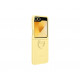 Originalus geltonas dėklas "Silicone Cover with Ring" Samsung Galaxy Z Flip 6 / 7 FE telefonui "EF-PF741TYE"
