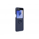 Originalus mėlynas dėklas "Silicone Cover with Ring" Samsung Galaxy Z Flip 6 telefonui "EF-PF741TNE"
