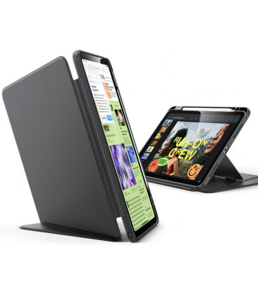 Juodas atverčiamas dėklas Apple iPad Air 10.9” 4 / 5 / 2020-2022 / 11” 6 / 7 / 8 / 2024-2026 planšetei "ESR Flip Hybrid"