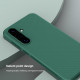 Juodas dėklas Samsung Galaxy S24 FE telefonui "Nillkin Super Frosted Pro Magnetic"