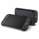 Juodas dėklas Nintendo Switch 2 žaidimų kompiuteriui "Spigen Rugged Armor"