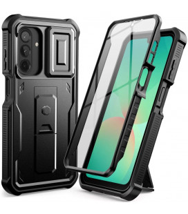 Juodas dėklas Samsung Galaxy A26 5G telefonui "Tech-Protect Kevlar Cam+"