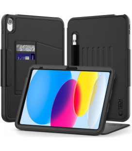 Juodas atverčiamas dėklas Apple iPad 10.9” 10 / 2022 / 11” 11 / 2025 plašetei "Tech-Protect SC Armor"