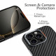  	Juodas / sidabrinės spalvos dėklas Apple iPhone 16 Pro Max telefonui "Tech-Protect ION Carbon Magsafe"