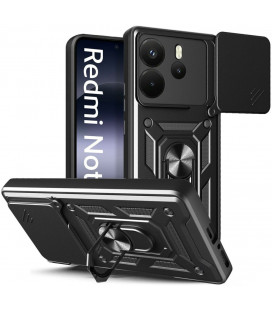 Juodas dėklas Xiaomi Redmi Note 14 4G / LTE telefonui "Tech-Protect Camshield Pro"