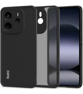 Matinis juodas dėklas Xiaomi Redmi Note 14 4G / LTE telefonui "Tech-Protect Magmat"