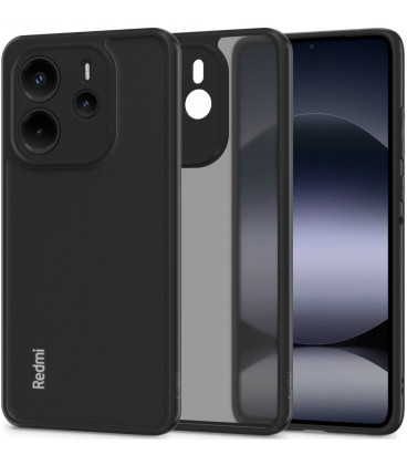 Matinis juodas dėklas Xiaomi Redmi Note 14 4G / LTE telefonui "Tech-Protect Magmat"