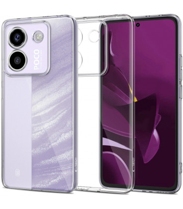 Skaidrus dėklas Xiaomi Poco M7 Pro 5G telefonui "Tech-Protect Flexair"