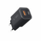 Juodas 1xUSB-A + 1xUSB-C PD33W / QC3.0 pakrovėjas "Tech-Protect NCM33W 2-Port"