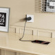 Juodas 1xUSB-A + 1xUSB-C PD33W / QC3.0 pakrovėjas "Tech-Protect NCM33W 2-Port"