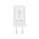 Baltas 1xUSB-A + 1xUSB-C PD33W / QC3.0 pakrovėjas "Tech-Protect NCM33W 2-Port"