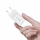 Baltas 1xUSB-A + 1xUSB-C PD33W / QC3.0 pakrovėjas "Tech-Protect NCM33W 2-Port"