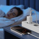Baltas 1xUSB-A + 1xUSB-C PD33W / QC3.0 pakrovėjas "Tech-Protect NCM33W 2-Port"