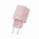 Rožinis 1xUSB-A + 1xUSB-C PD33W / QC3.0 pakrovėjas "Tech-Protect NCM33W 2-Port"
