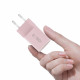 Rožinis 1xUSB-A + 1xUSB-C PD33W / QC3.0 pakrovėjas "Tech-Protect NCM33W 2-Port"