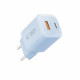 Mėlynas 1xUSB-A + 1xUSB-C PD33W / QC3.0 pakrovėjas "Tech-Protect NCM33W 2-Port"