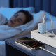 Mėlynas 1xUSB-A + 1xUSB-C PD33W / QC3.0 pakrovėjas "Tech-Protect NCM33W 2-Port"