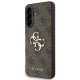 Rudas dėklas Samsung Galaxy A56 telefonui "Guess PU 4G Metal Logo Case"