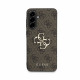 Rudas dėklas Samsung Galaxy A56 telefonui "Guess PU 4G Metal Logo Case"
