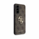 Rudas dėklas Samsung Galaxy A56 telefonui "Guess PU 4G Metal Logo Case"