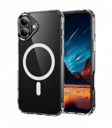 Dėklas Perfectionists Clear Mag Case Apple iPhone 16 Plus skaidrus