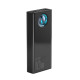 Juoda Išorinė baterija Power Bank 65W 30000mAh "Baseus Amblight"