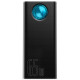 Juoda Išorinė baterija Power Bank 65W 30000mAh "Baseus Amblight"