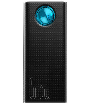 Juoda Išorinė baterija Power Bank 65W 30000mAh "Baseus Amblight"
