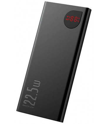 Juoda Išorinė baterija Power Bank 22.5W 10000mAh "Baseus Adaman"