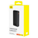Juoda Išorinė baterija Power Bank 20W 20000mAh "Baseus Airpow"