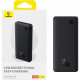 Juoda Išorinė baterija Power Bank 15W 10000mAh "Baseus Airpow Lite"