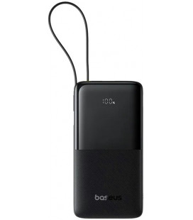 Juoda Išorinė baterija Power Bank 20W 10000mAh + USB-C laidas "Baseus Bipow 2"