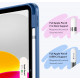 Mėlynas atverčiamas dėklas Apple iPad 10.9” 10 / 2022 / 11” 11 / 2025 planšetei "ESR Flip Hybrid"