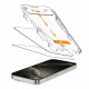 Apsauginis grūdintas stiklas Apple iPhone 16 Pro telefonui "Tech-Protect Quick Set+ 2-Pack"