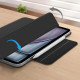 Juodas atverčiamas dėklas Apple iPad Air 13” 1 / 2 / 2024-2025 planšetei "Tech-Protect Smartcase Magnetic"