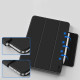 Juodas atverčiamas dėklas Apple iPad Air 13” 1 / 2 / 2024-2025 planšetei "Tech-Protect Smartcase Magnetic"